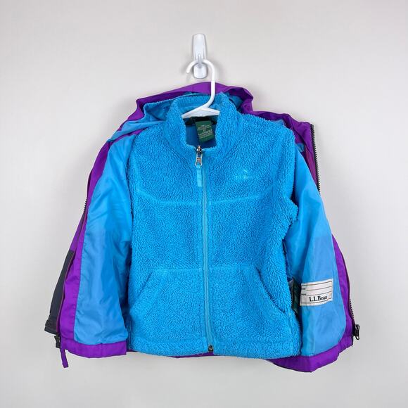 L.L. Bean Kids 3 in 1 All Season Winter Jacket 3T - Picture 2 of 14